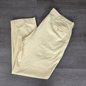 Polo Ralph Lauren Pants Men 40x32 Yellow Cotton Classic Preppy Party Lightweight